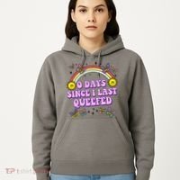0 Days Since I Last Queefed Rainbow Funny Hoodie thumb 5