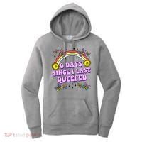 0 Days Since I Last Queefed Rainbow Funny Women's Hoodie thumb 0
