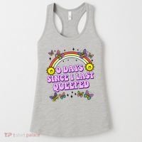 0 Days Since I Last Queefed Rainbow Funny Women's Tank Top thumb 0