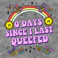 0 Days Since I Last Queefed Rainbow Funny Toddler Hoodie thumb 2