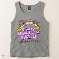 0 Days Since I Last Queefed Rainbow Funny Tank Top thumb 2