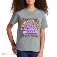 0 Days Since I Last Queefed Rainbow Funny Kids T-Shirt thumb 2