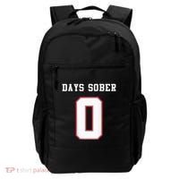 0 Days Sober Jersey Drinking Alcohol Lover Backpack thumb 0