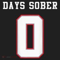 0 Days Sober Jersey Drinking Alcohol Lover Beanie thumb 2