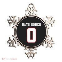 0 Days Sober Jersey Drinking Alcohol Lover Ornament thumb 0