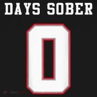 0 Days Sober Jersey Drinking Alcohol Lover Women's T-Shirt thumb 6