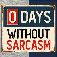 0 Days Without Sarcasm Funny Sarcastic Kids Colorblock Raglan Jersey thumb 2