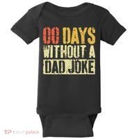 00 Days Without A Dad Joke Fathers Day Baby Bodysuit thumb 0