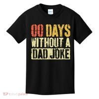 00 Days Without A Dad Joke Fathers Day Kids T-Shirt thumb 0