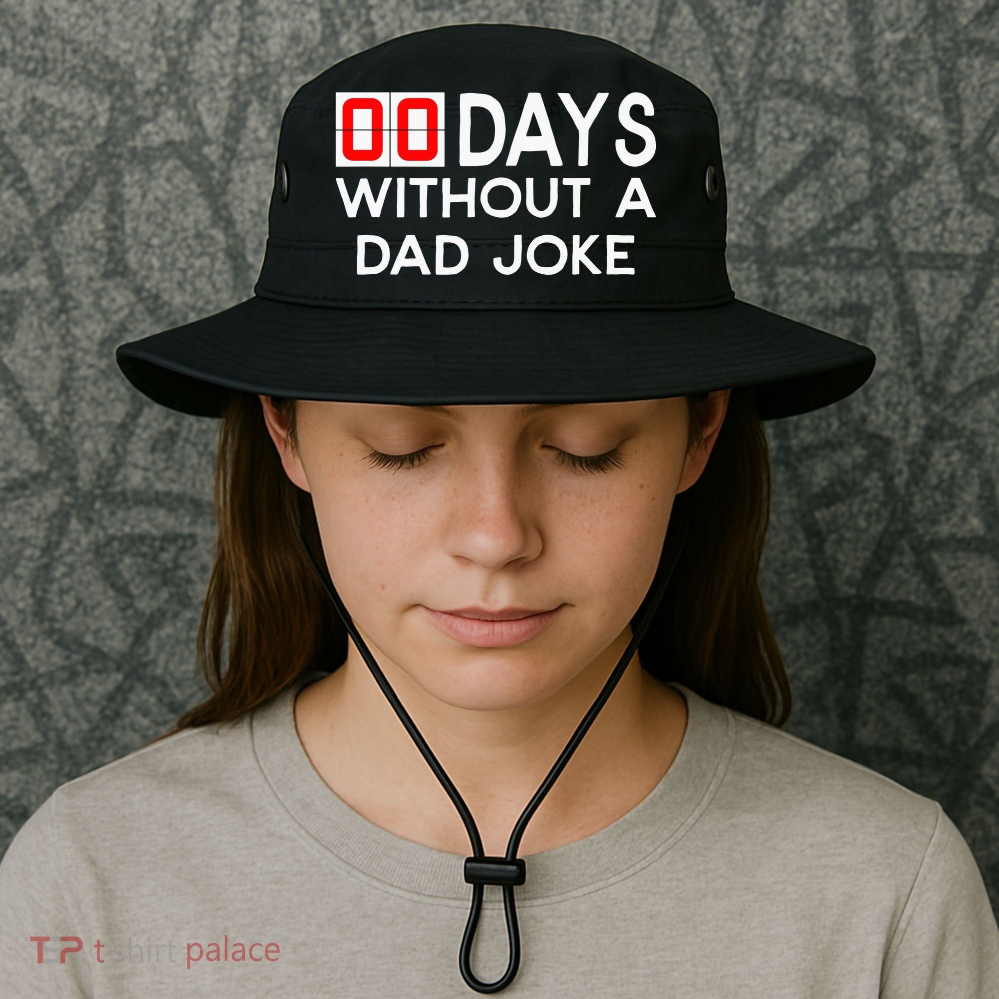00 Days Without A Dad Joke Zero Days Fathers Day Gift Bucket Hat
