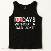 00 Days Without A Dad Joke Zero Days Fathers Day Gift Tank Top thumb 2