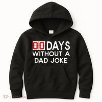 00 Days Without A Dad Joke Zero Days Fathers Day Gift Kids Hoodie thumb 0