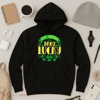 0 Irish 100 Lucky Saint Patrick's Day Celebration Hoodie thumb 3