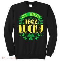 0 Irish 100 Lucky Saint Patrick's Day Celebration Sweatshirt thumb 0