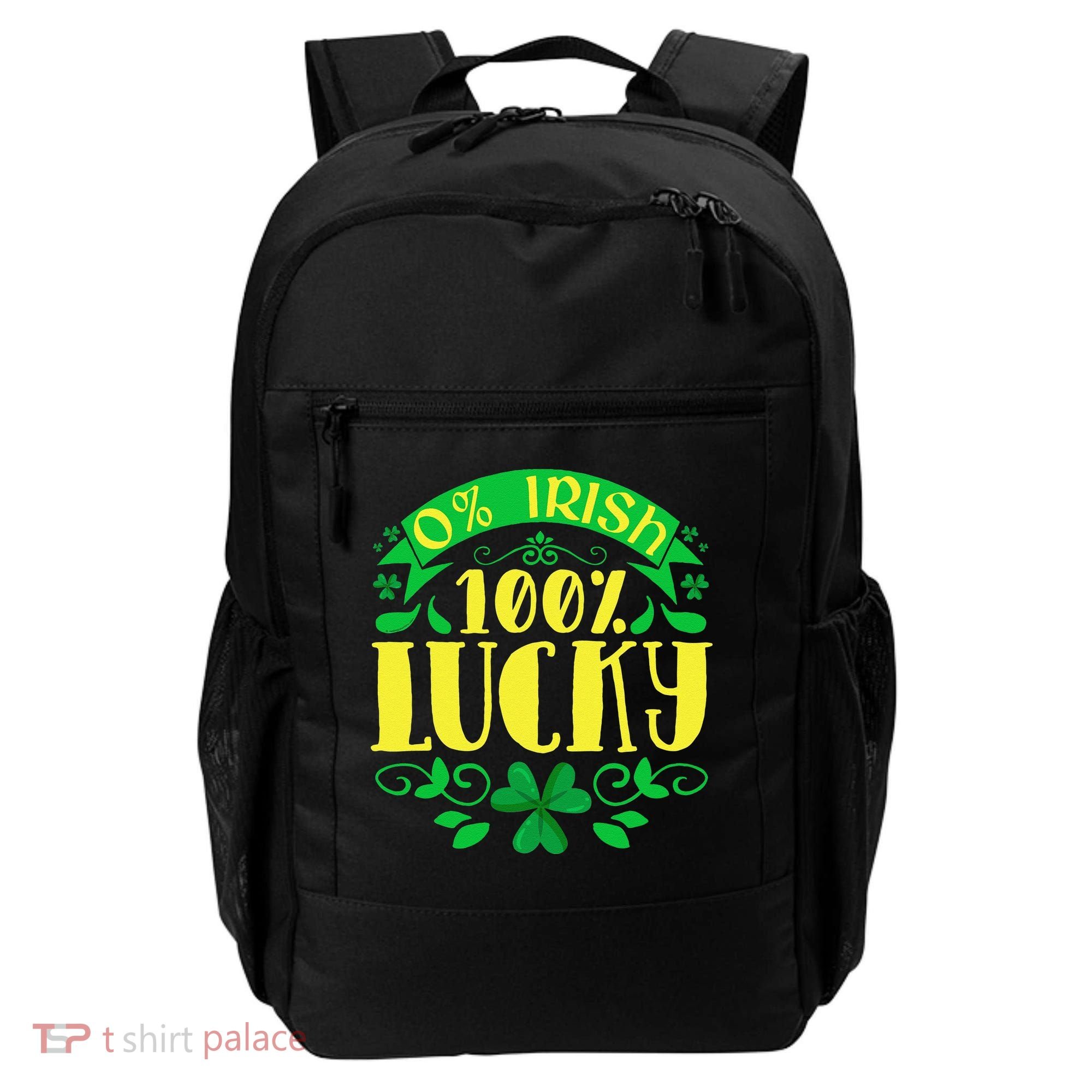0 Irish 100 Lucky Saint Patrick's Day Celebration Backpack