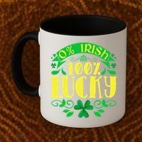 0 Irish 100 Lucky Saint Patrick's Day Celebration Coffee Mug thumb 2