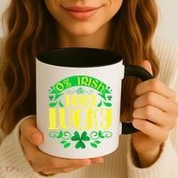 0 Irish 100 Lucky Saint Patrick's Day Celebration Coffee Mug thumb 3