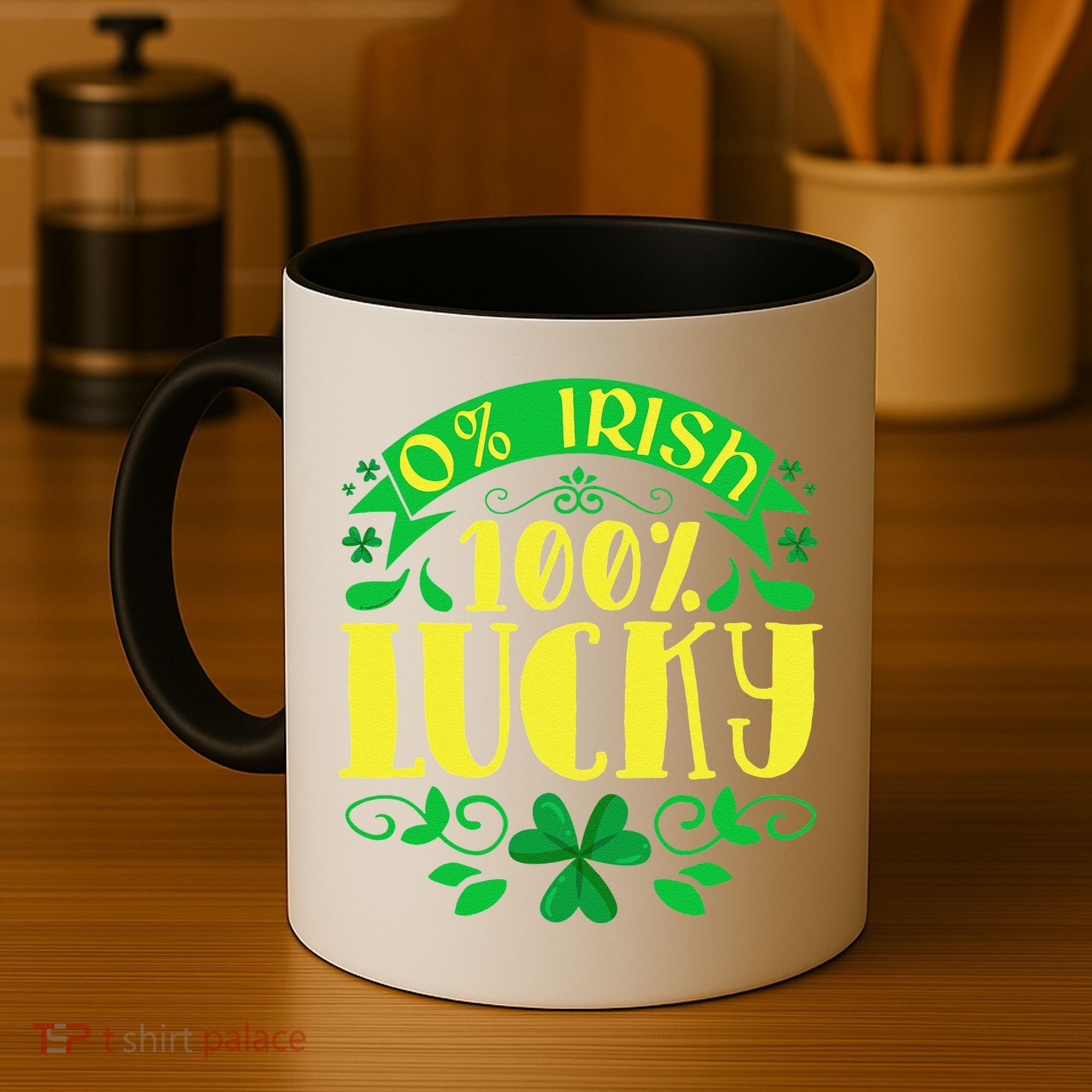 0 Irish 100 Lucky Saint Patrick's Day Celebration Coffee Mug