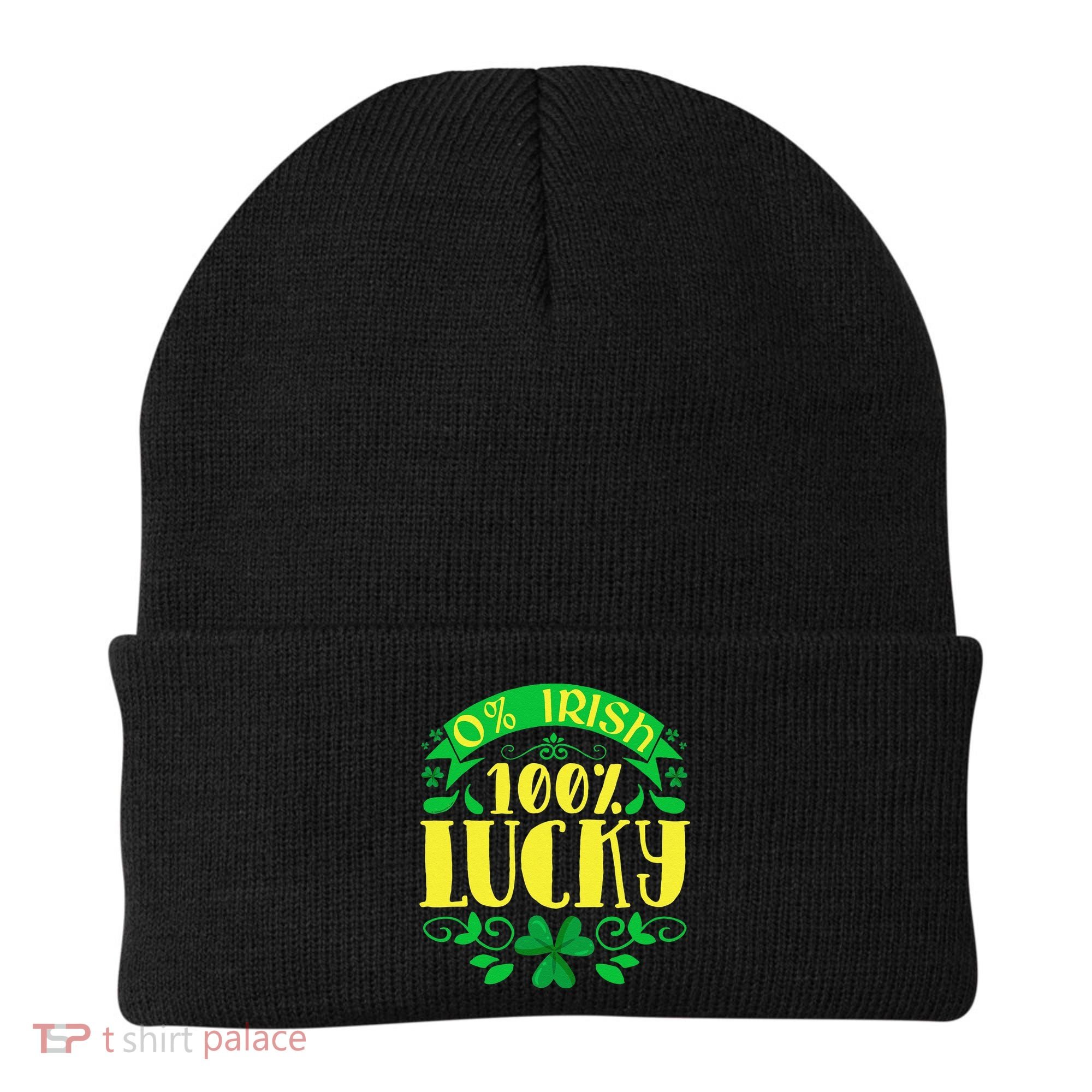 0 Irish 100 Lucky Saint Patrick's Day Celebration Beanie