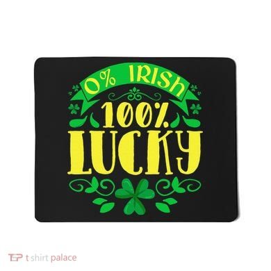 0 Irish 100 Lucky Saint Patrick's Day Celebration Mousepad