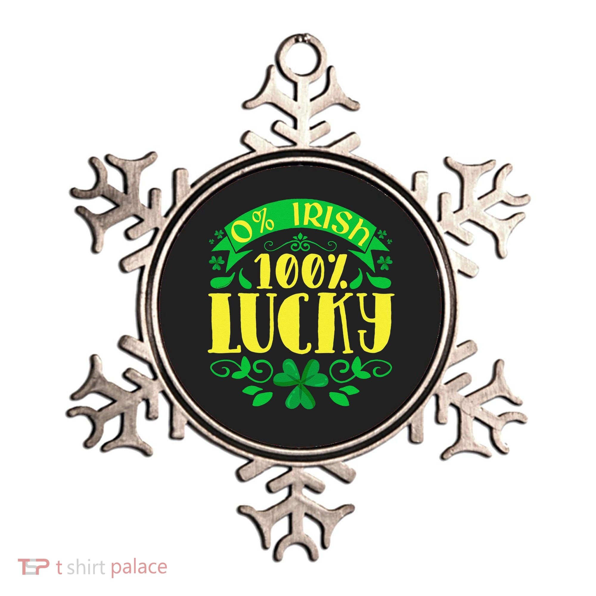 0 Irish 100 Lucky Saint Patrick's Day Celebration Ornament