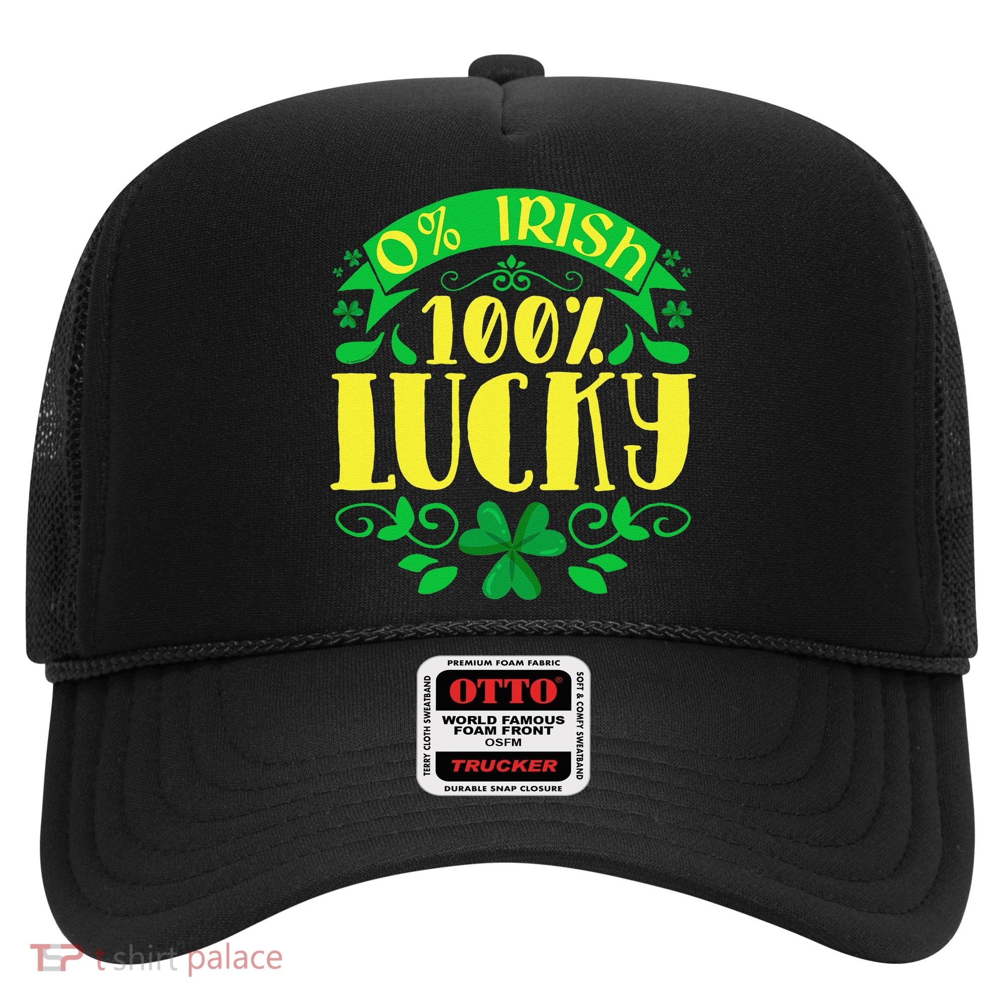 0 Irish 100 Lucky Saint Patrick's Day Celebration Hat