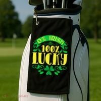 0 Irish 100 Lucky Saint Patrick's Day Celebration Golf Towel thumb 2