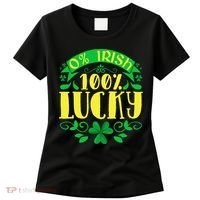 0 Irish 100 Lucky Saint Patrick's Day Celebration Women's T-Shirt thumb 0