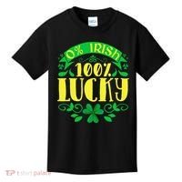 0 Irish 100 Lucky Saint Patrick's Day Celebration Kids T-Shirt thumb 0