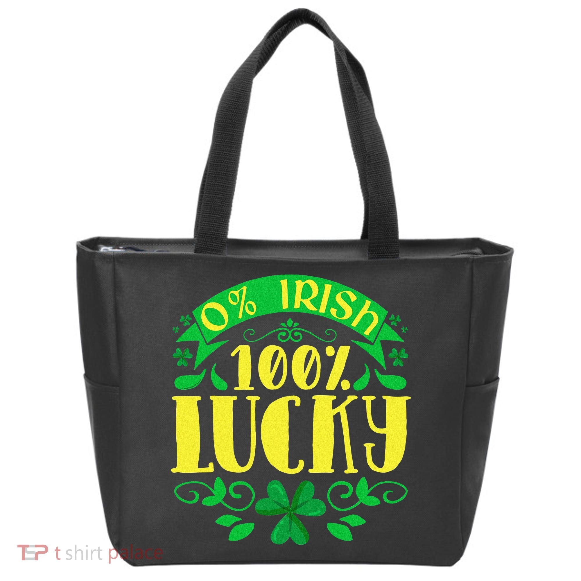 0 Irish 100 Lucky Saint Patrick's Day Celebration Tote Bag