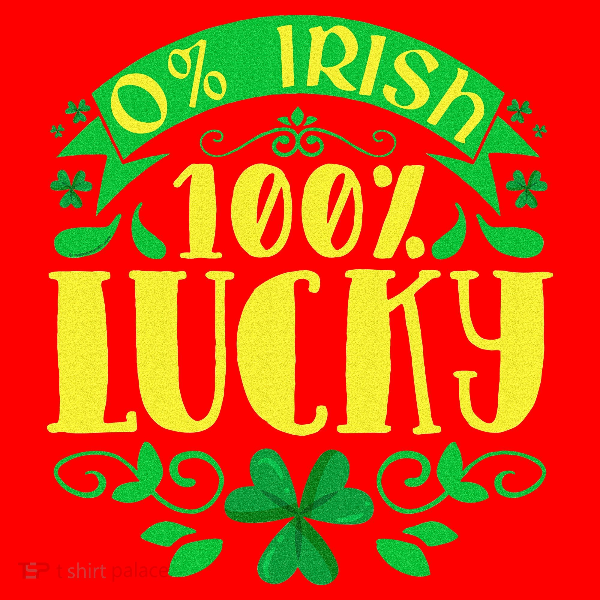 0 Irish 100 Lucky Saint Patrick's Day Celebration Santa Hat