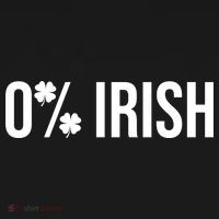 0% Irish Zero Percent Funny St Patricks Day Bucket Hat thumb 4