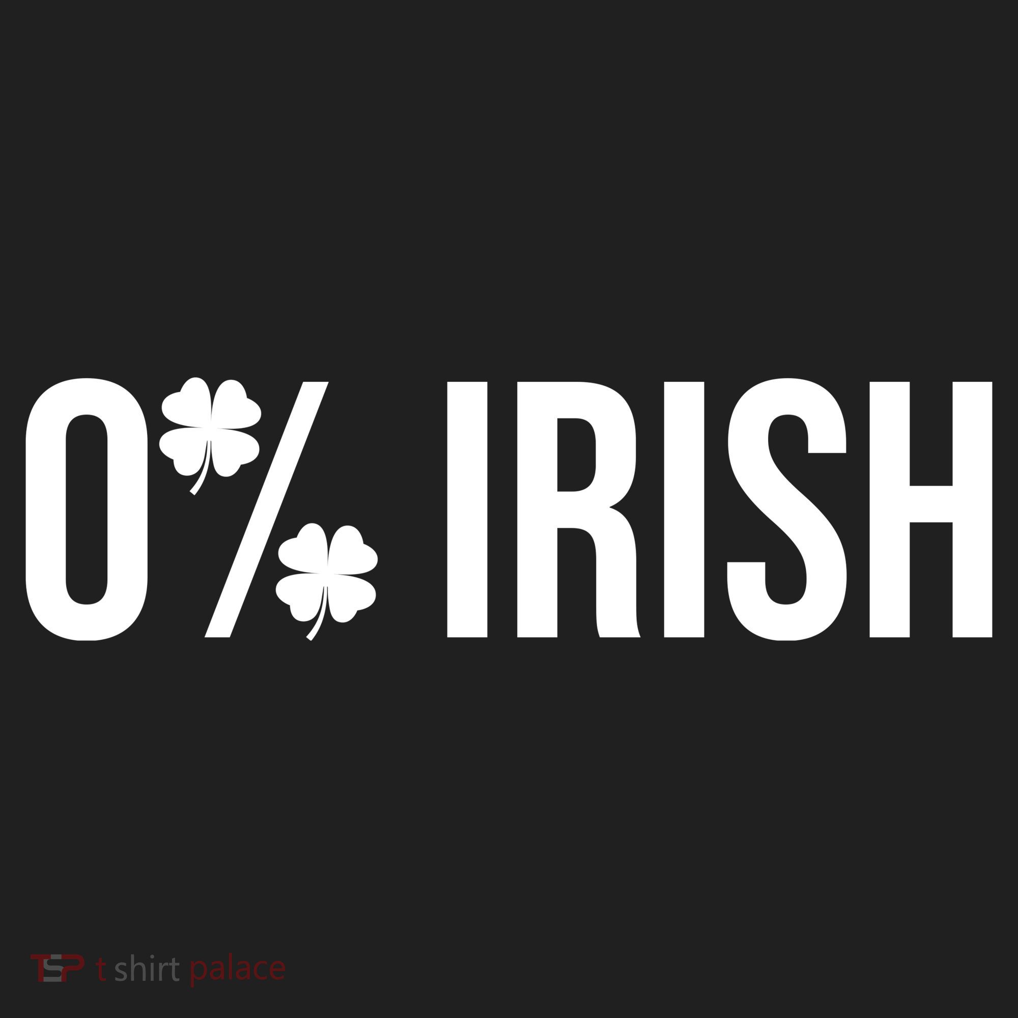 0% Irish Zero Percent Funny St Patricks Day Beanie