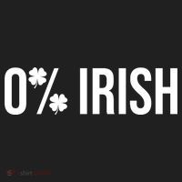 0% Irish Zero Percent Funny St Patricks Day Tumbler thumb 3