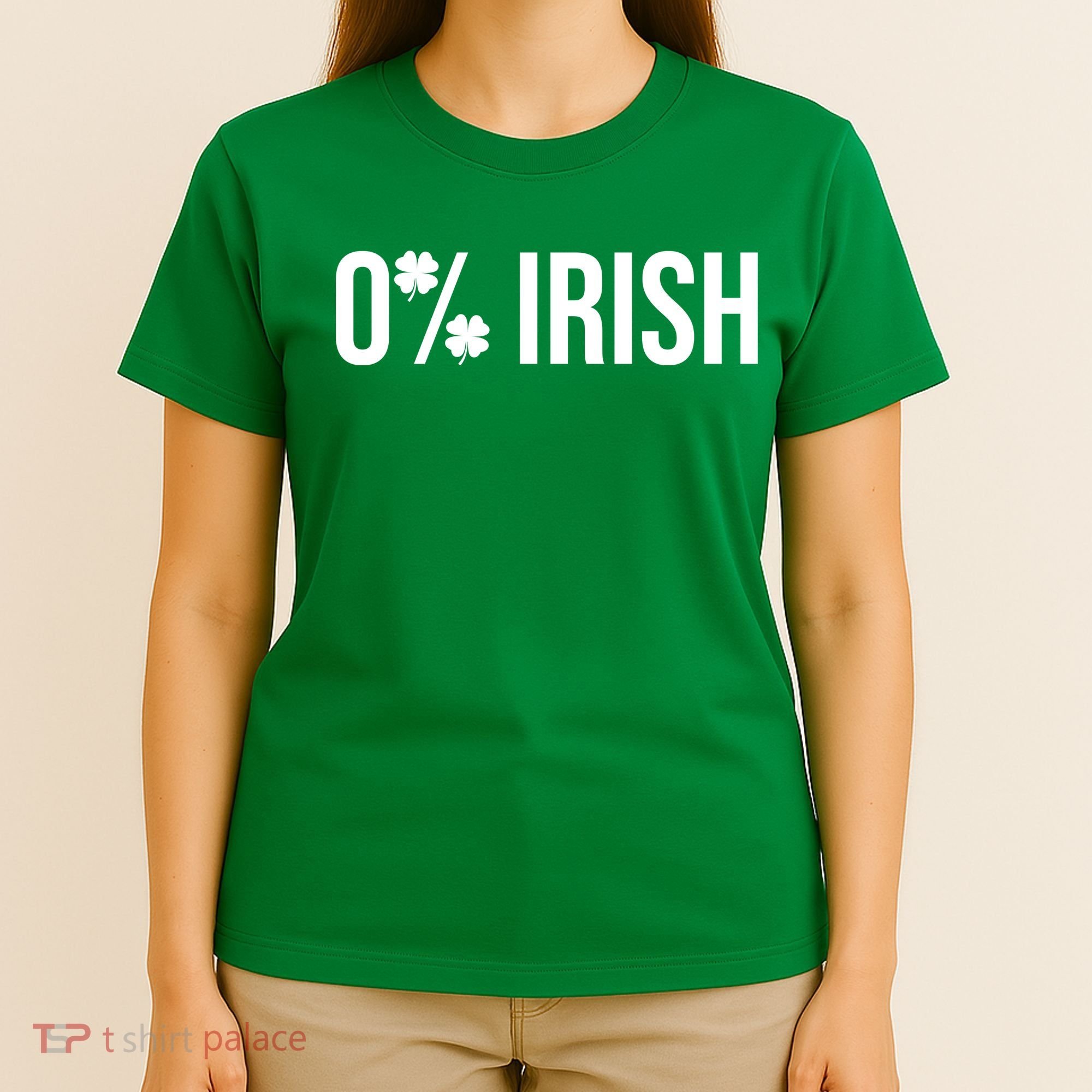0% Irish Zero Percent Funny St Patricks Day T-Shirt