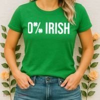 0% Irish Zero Percent Funny St Patricks Day Women's T-Shirt thumb 2