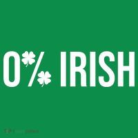 0% Irish Zero Percent Funny St Patricks Day Women's T-Shirt thumb 6