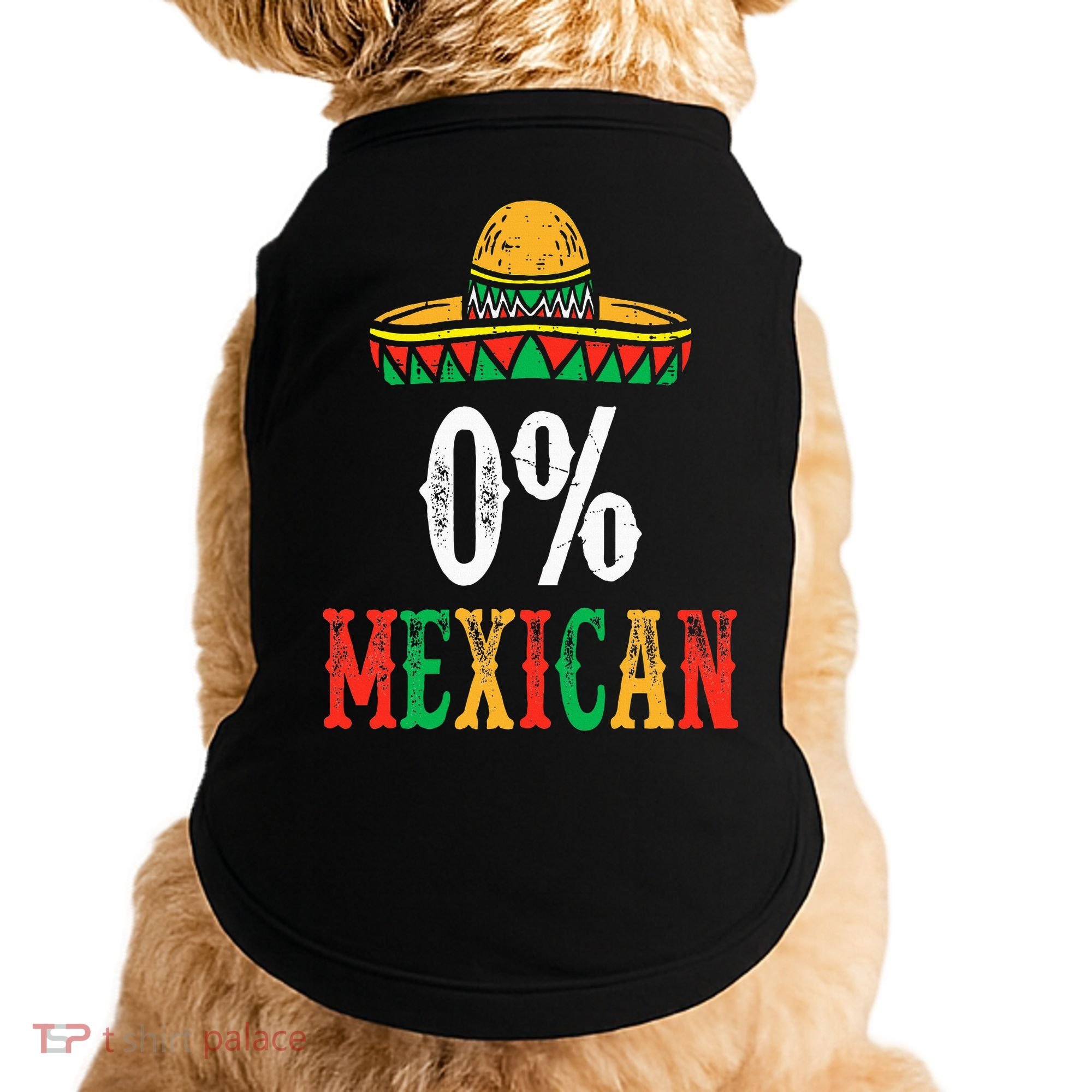 0 Mexican Cinco De Mayo Fiesta Sombrero Doggie Tank