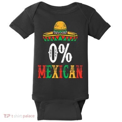 0 Mexican Cinco De Mayo Fiesta Sombrero Baby Bodysuit