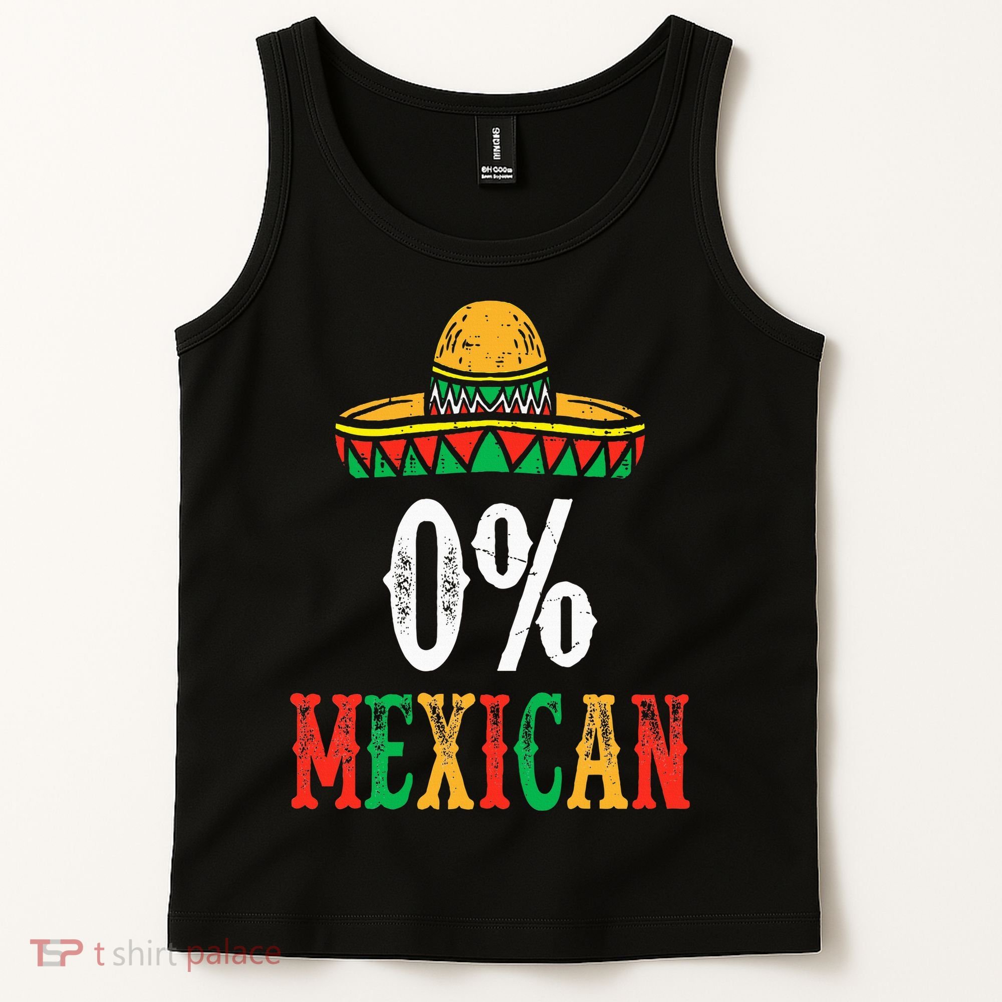 0 Mexican Cinco De Mayo Fiesta Sombrero Tank Top
