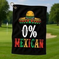 0 Mexican Cinco De Mayo Fiesta Sombrero Golf Towel thumb 1