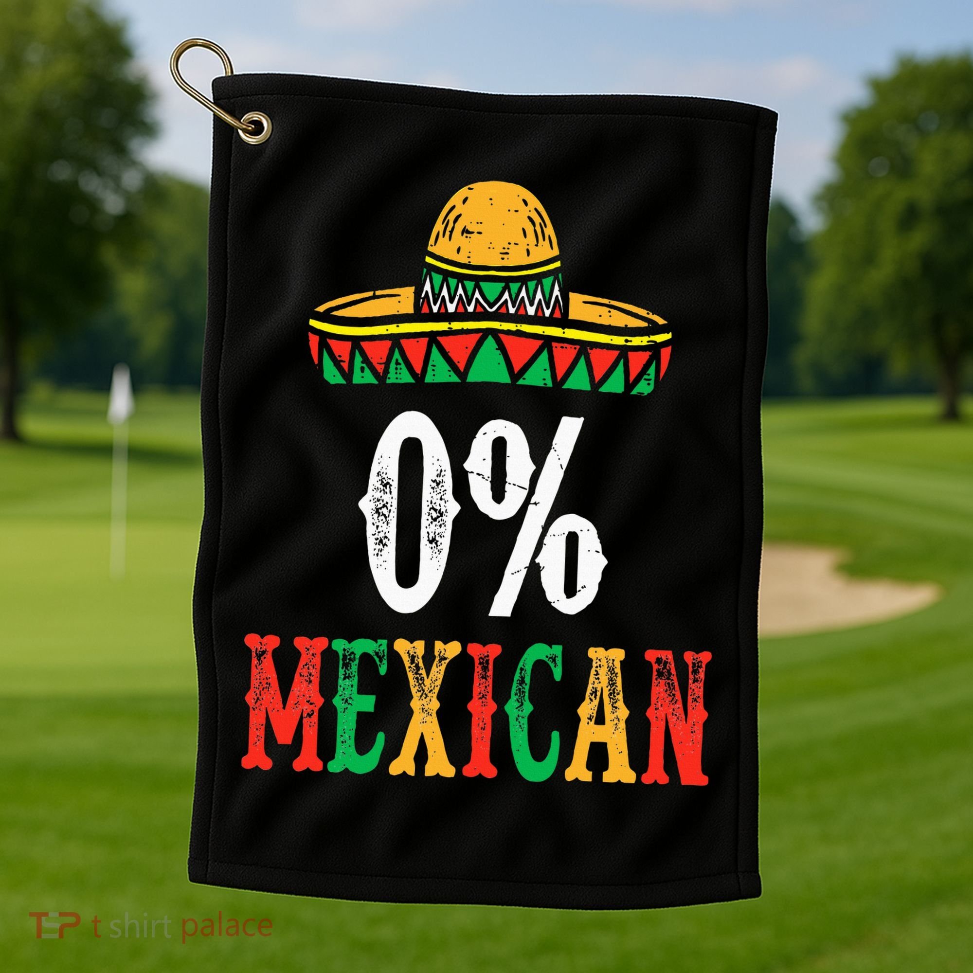 0 Mexican Cinco De Mayo Fiesta Sombrero Golf Towel