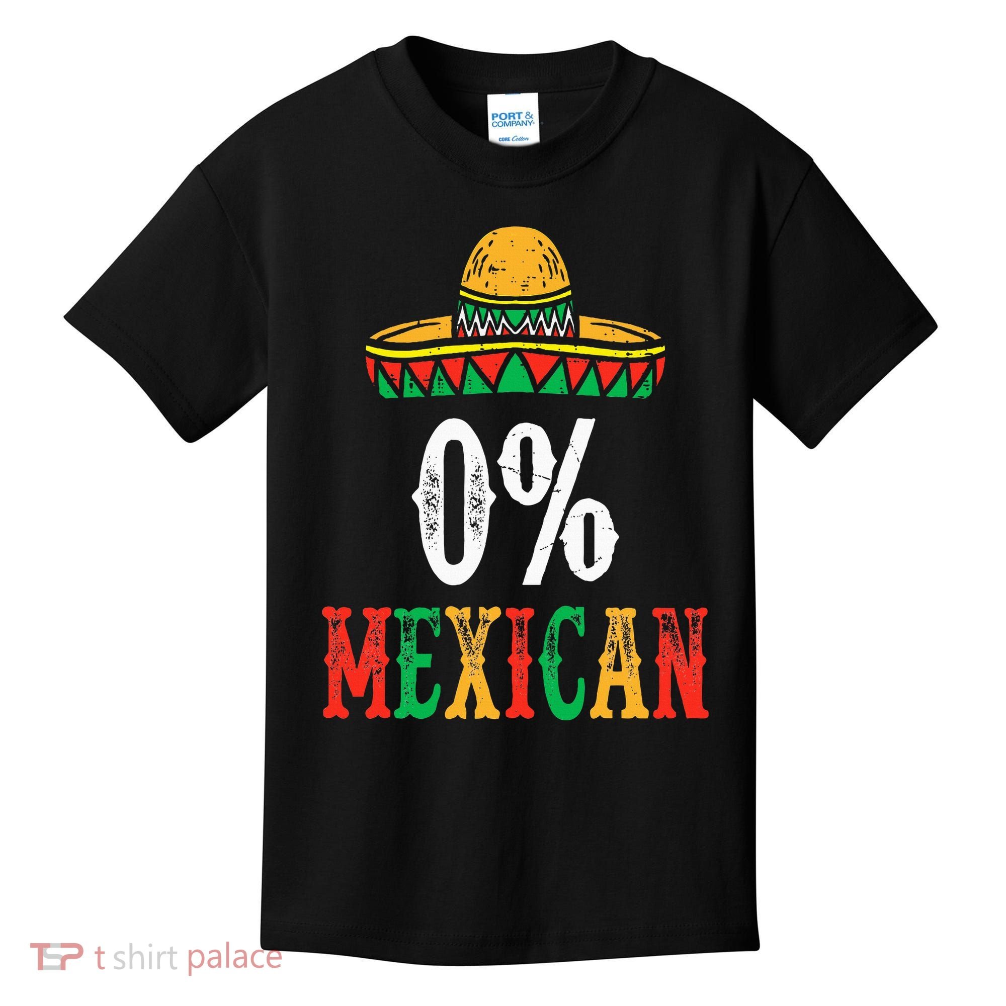 0 Mexican Cinco De Mayo Fiesta Sombrero Kids T-Shirt