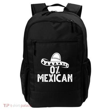 0% Mexican Funny Cinco De Mayo Backpack