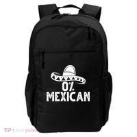 0% Mexican Funny Cinco De Mayo Backpack thumb 0