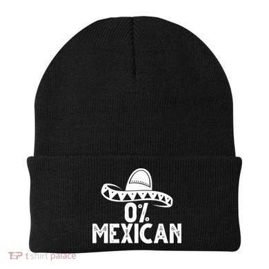 0% Mexican Funny Cinco De Mayo Beanie