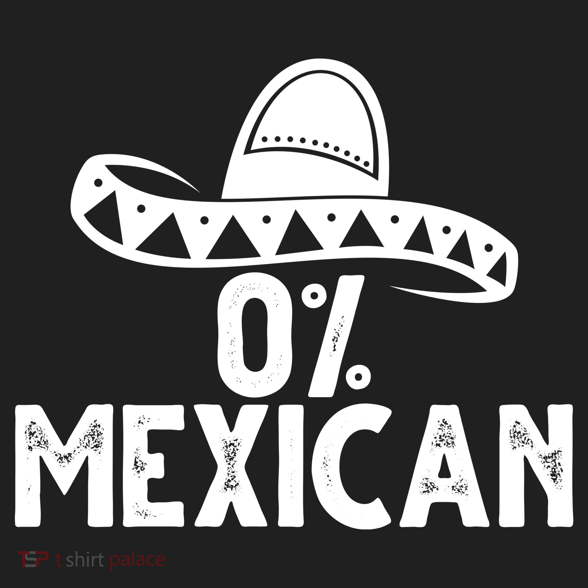 0% Mexican Funny Cinco De Mayo Golf Towel