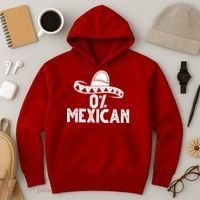 0% Mexican Funny Cinco De Mayo Hoodie thumb 3