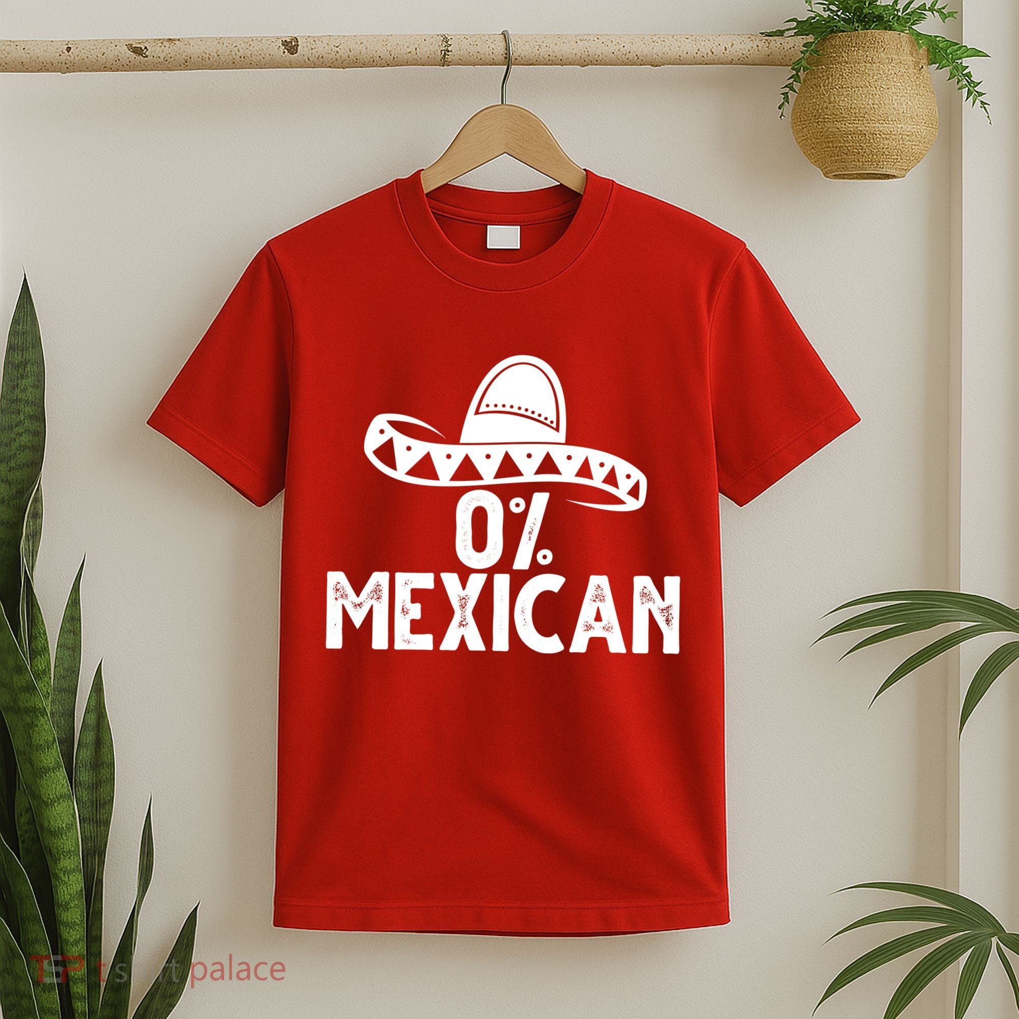 0% Mexican Funny Cinco De Mayo T-Shirt