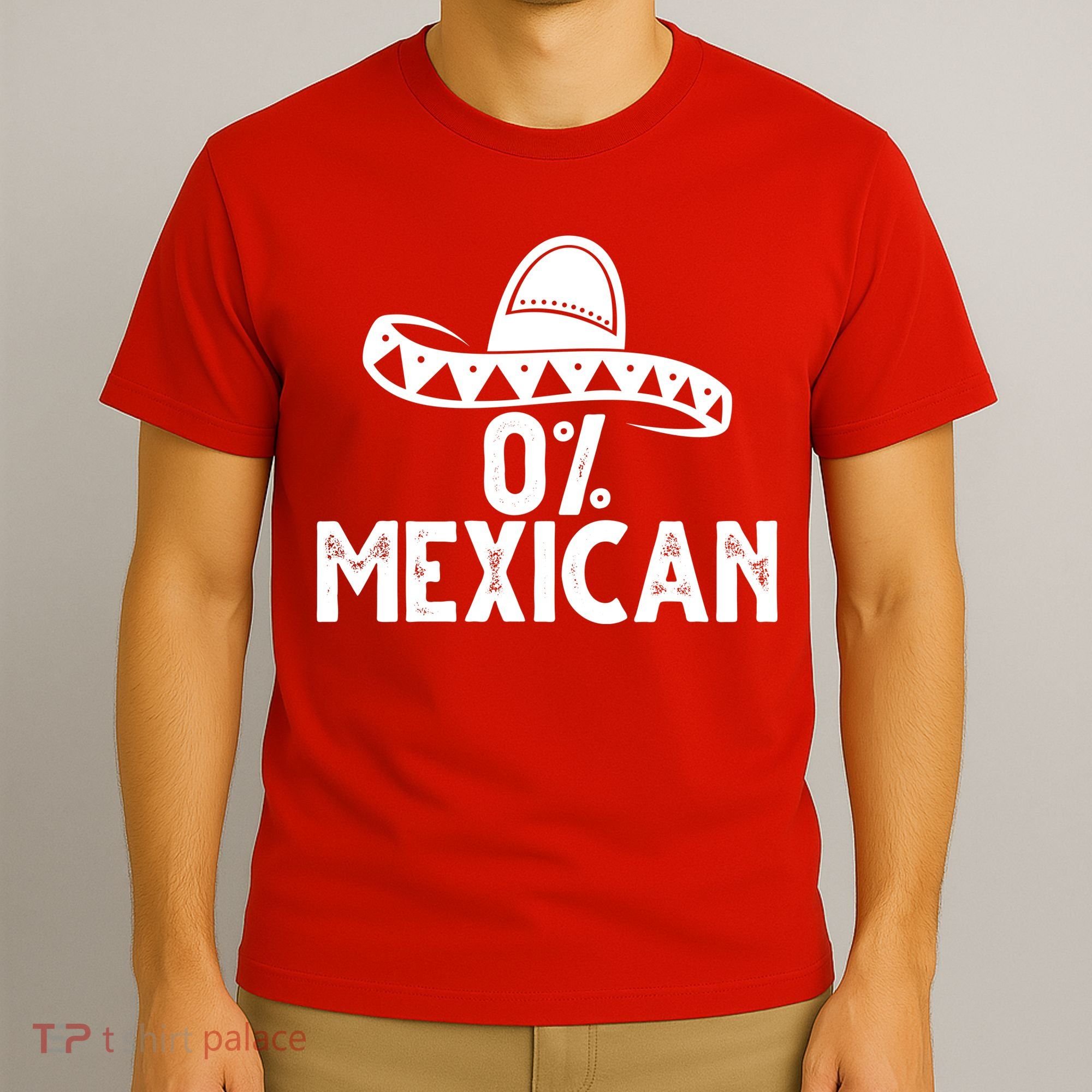0% Mexican Funny Cinco De Mayo T-Shirt